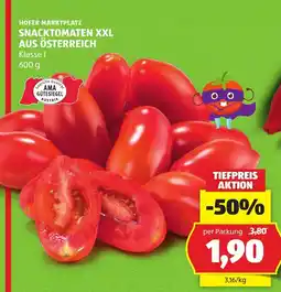 Hofer Snacktomaten XXL Angebot