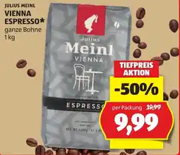 Hofer Julius Meinl Vienna Espresso Angebot