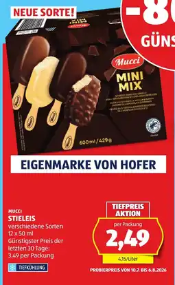 Hofer Mucci Stieleis Angebot