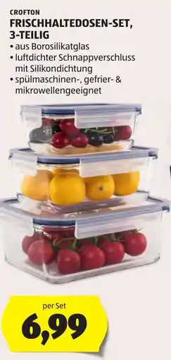 Hofer Crofton Frischhaltedosen-Set, 3-teilig Angebot