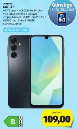 Hofer Samsung A16-LTE Angebot