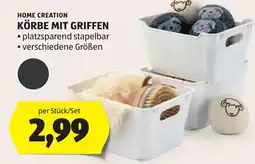 Hofer Home Creation Körbe mit Griffen Angebot
