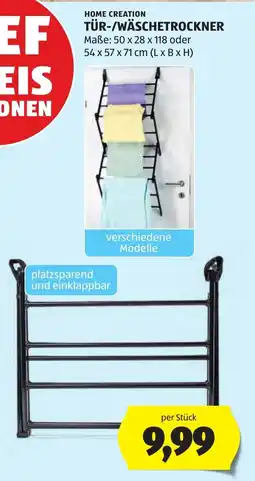 Hofer Home Creation Tür-/Wäschetrockner Angebot