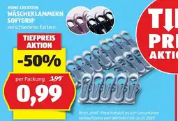 Hofer Home Creation Wäscheklammern Softgrip Angebot