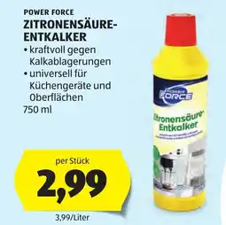 Hofer Power Force Zitronensäure-Entkalker Angebot