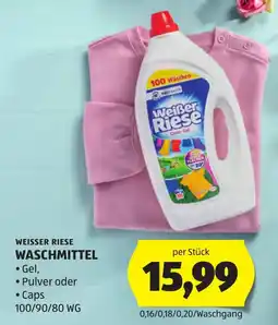 Hofer Weisser Riese Waschmittel Angebot