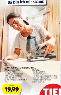 Hofer Ferrex Schlagbohrmaschine/Stichsäge Angebot
