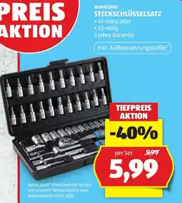 Hofer Workzone Steckschlüsselsatz Angebot