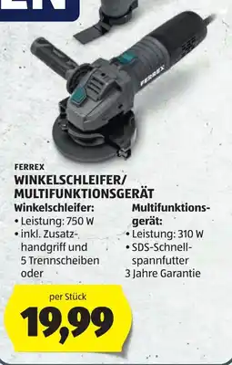 Hofer Ferrex Winkelschleifer/Multifunktionsgerät Angebot
