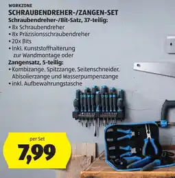 Hofer WORKZONE SCHRAUBENDREHER-/ZANGEN-SET Angebot
