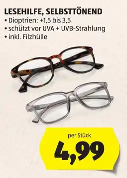 Hofer Lesehilfe, Selbsttönend Angebot