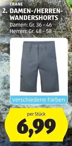 Hofer Crane Damen-/Herren-Wandershorts Angebot