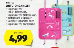 Hofer Ride+Go Auto-Organizer Angebot