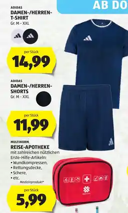 Hofer Adidas Damen-/Herren-T-Shirt Angebot