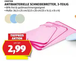 Hofer Crofton Antibakterielle Schneidebretter, 3-teilig Angebot