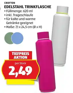Hofer Crofton Edelstahl Trinkflasche Angebot