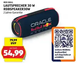 Hofer Red Bull Lautsprecher 30 W Angebot