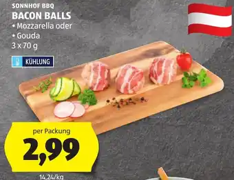 Hofer Sonnhof BBQ Bacon Balls Angebot
