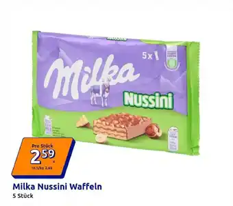 Action Milka Nussini Waffeln Angebot