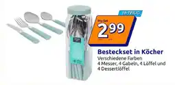 Action Besteckset in Köcher Angebot