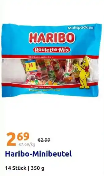 Action Haribo-Minibeutel Angebot