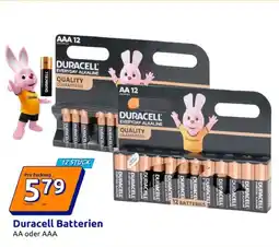 Action Duracell Batterien Angebot