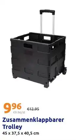 Action Zusammenklappbarer Trolley Angebot