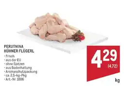 Metro Perutnina Hühner Flügerl Angebot