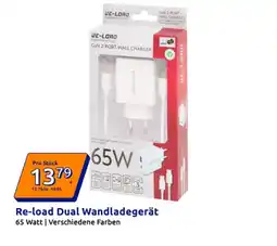 Action Re load dual wandladegerät Angebot