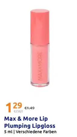 Action Max & More Lip Plumping Lipgloss Angebot
