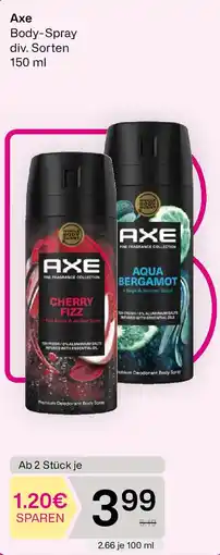 Bipa Axe body-spray Angebot