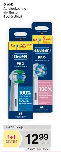 Bipa Oral-B Aufsteckbürsten Angebot