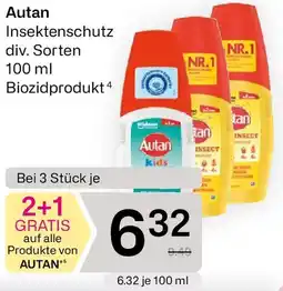 Bipa Autan Insektenschutz Angebot