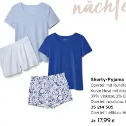 Tchibo Eduscho Shorty-Pyjama Angebot