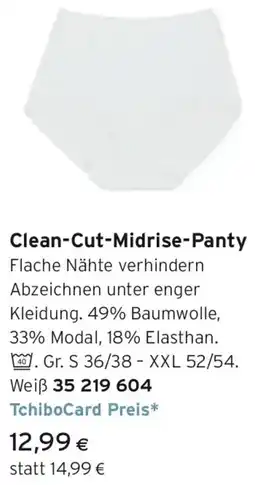 Tchibo Eduscho Clean-Cut-Midrise-Panty Angebot