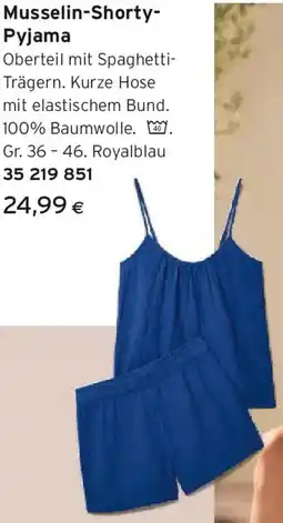 Tchibo Eduscho Musselin-Shorty- Pyjama Angebot