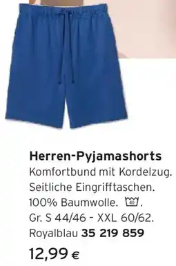 Tchibo Eduscho Herren-Pyjamashorts Angebot