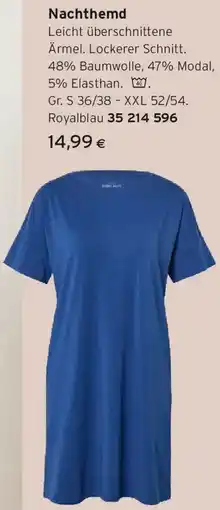 Tchibo Eduscho Nachthemd Angebot