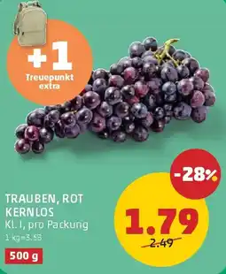 PENNY Trauben, rot kernlos Angebot