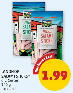 PENNY Landhof salami sticks Angebot