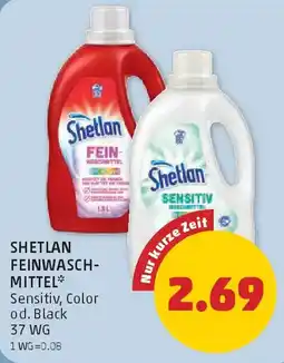 PENNY Shetlan feinwasch- mittel Angebot
