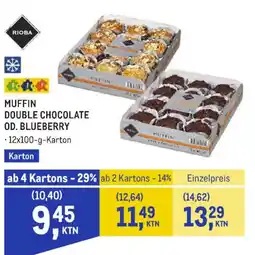 Metro Rioba Muffin Double Chocolate od. Blueberry Angebot