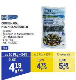 Metro Connemara MSC Miesmuscheln Angebot