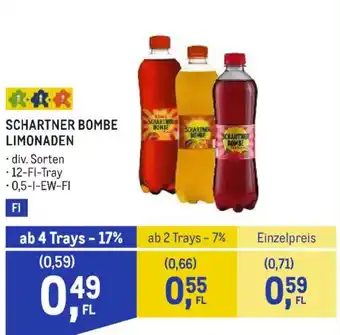 Metro Schartner Bombe Limonaden Angebot