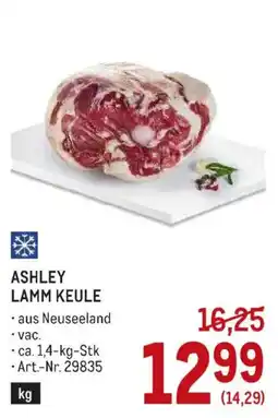 Metro Ashley Lamm Keule Angebot