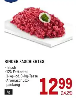 Metro Rinder Faschiertes Angebot