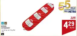 Metro Berger Extrawurst Angebot