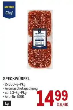Metro Metro Chef Speckwürfel Angebot