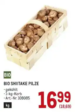 Metro Bio Shiitake Pilze Angebot
