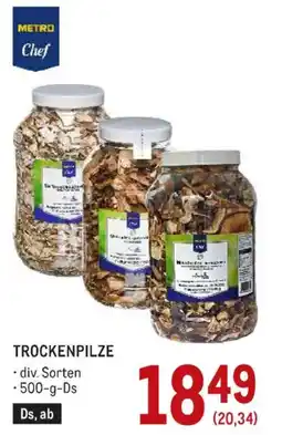 Metro Metro Chef Trockenpilze Angebot
